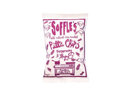 Soffles Pitta Chips Rosemary & Thyme Pitta Chips 60g Online Hot Sale