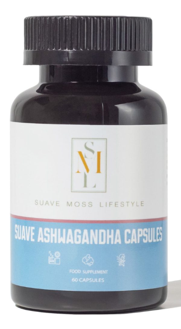 Suave Moss Lifestyle Suave Ashwagandha Capsules | Vegan GMO-Free Gluten Free 60caps Online