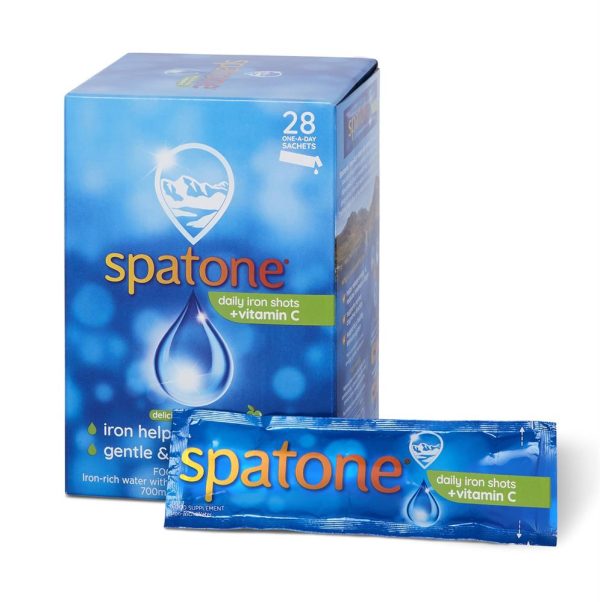 Spatone Apple liquid Iron Supplement with added Vitamin C 28 sachets For Cheap