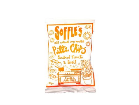 Soffles Pitta Chips Sundried Tomato & Basil Pitta Chips 165gs Sale