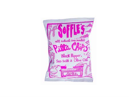 Soffles Pitta Chips Black Pepper Pitta Chips 60g Sale