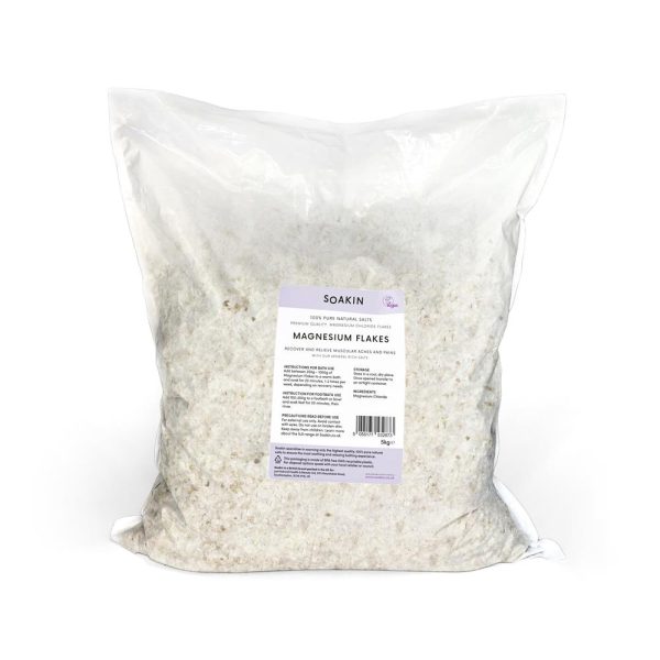 Soakin Magnesium Flakes - Bath Salts 5kg Hot on Sale