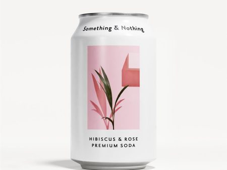 Something & Nothing Hibiscus & Rose Premium Soda 330ml Online Sale