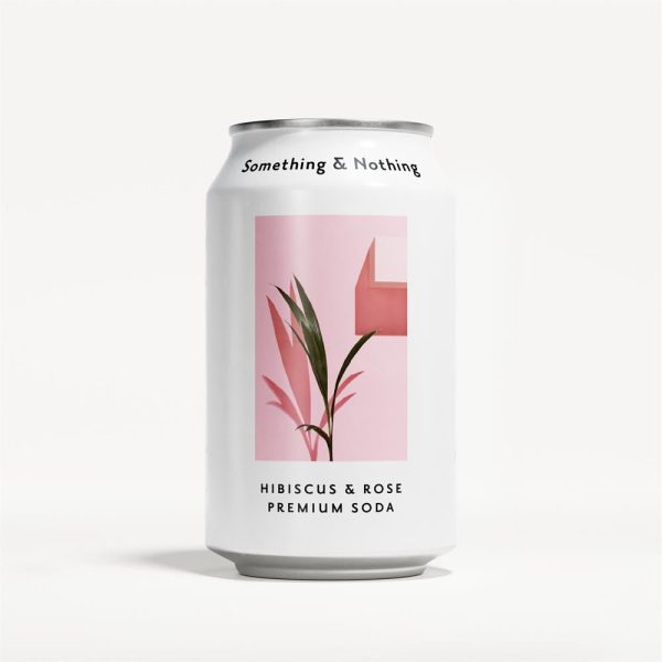 Something & Nothing Hibiscus & Rose Premium Soda 330ml Online Sale