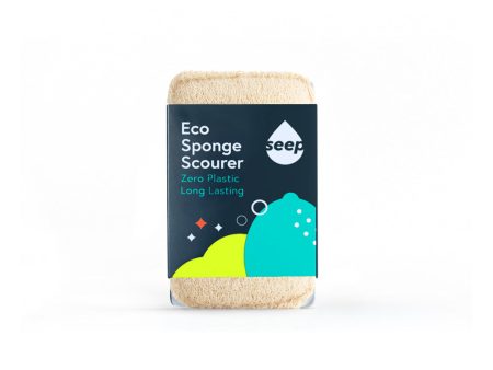 Seep Compostable Sponge with Loofah Scourer For Discount