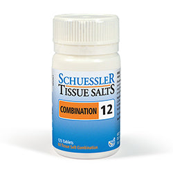 Schuessler Combination 12 Tissue Salts 125 Tabs Online Sale