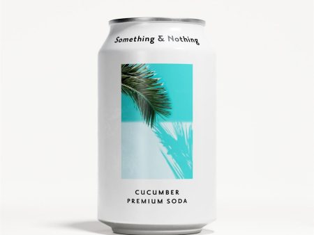 Something & Nothing Cucumber Premium Soda 330ml Sale