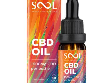 Sool Broad Spectrum CBD Oil 1500mg Certified by The Vegan Society Discount