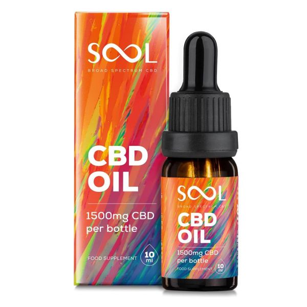 Sool Broad Spectrum CBD Oil 1500mg Certified by The Vegan Society Discount