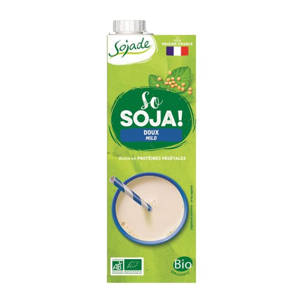 Sojade Org Mild Soya Drink + Apple Juice Soya Drink 1ltr (Blue) Sale