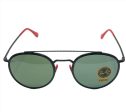 Ray-Ban Ferrari RB3647-M F028 31 Sunglasses - Black Frame, Green Lens Cheap