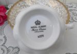 Vintage Royal Albert White and Gold Chintz Teacup and Saucer Fashion