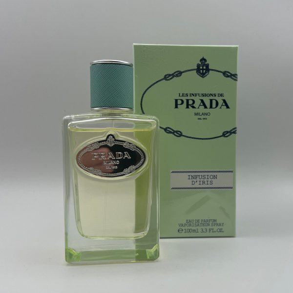 Prada Infusion D Iris Eau de Parfum 100ml - Elegant and Fresh Floral Fragrance For Sale