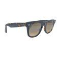 Ray-Ban Wayfarer RB2140 902 51 50mm - Tortoise Frame with Brown Gradient Lenses Online now