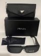 Prada SPR 11Z 461-5S0 54#17 140 3N Sunglasses - Black Frame, Grey Lens Cheap