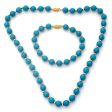 Turquoise & 14K Gold Bead Jewelry Set Online Hot Sale