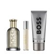 Boss Bottled zestaw woda perfumowana spray 100ml + woda perfumowana 10ml + żel pod prysznic 100ml Online Hot Sale