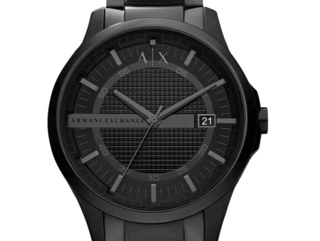 Armani Exchange AX2104 46 mm Black Stainless Steel Case Black Stainless Strap Sale