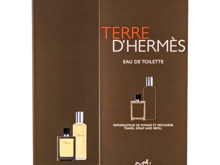 Terre D Hermes zestaw woda toaletowa refillable spray 30ml + woda toaletowa refill 125ml Hot on Sale