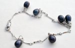 Sterling Silver Blue Pearl Bracelet 9  Discount