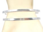 Italian Sterling Silver Cuff Bracelet Han Fashion