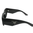 Prada SPR 12Z 1AB-5S0 53#19 140 3N Sunglasses - Black Frame, Grey Lens For Sale