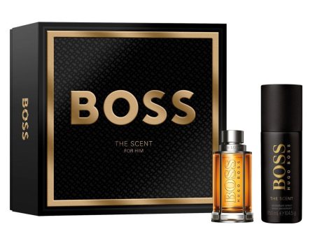 Boss The Scent For Man zestaw woda toaletowa spray 50ml + dezodorant spray 150ml Online Hot Sale