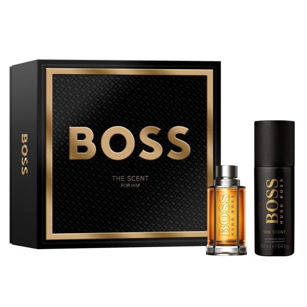 Boss The Scent For Man zestaw woda toaletowa spray 50ml + dezodorant spray 150ml Online Hot Sale