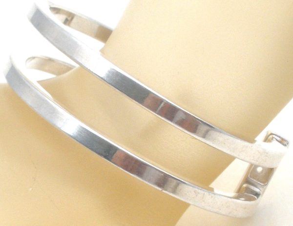 Italian Sterling Silver Cuff Bracelet Han Fashion