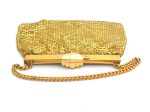 Vintage Gold Tone Metal Mesh Purse on Sale