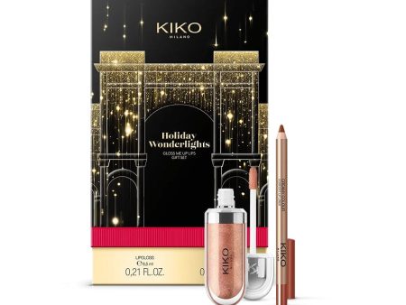 Holiday Wonderlights Gloss Me Up Lips Gift Set zestaw upominkowy do makijażu ust 02 Stylish Hazelnut Online Hot Sale