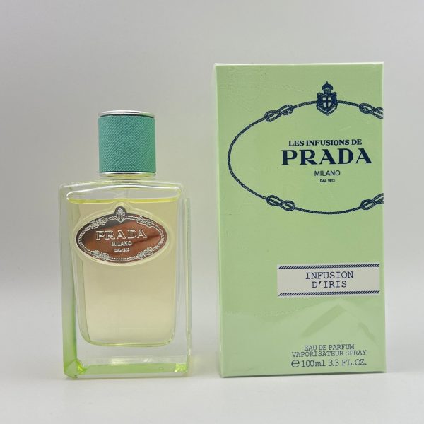 Prada Infusion D Iris Eau de Parfum 100ml - Elegant and Fresh Floral Fragrance For Sale