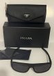 Prada Linea Rossa SPS 03W-F DG0-08F 140 3N Sunglasses - Black Frame, Grey Lens Supply