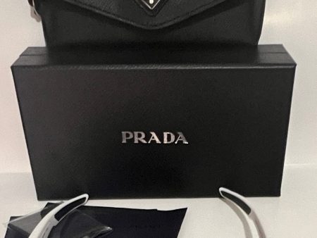 Prada SPS 07W TWK-06R 59#17 130 3N Sunglasses - White Frame, Grey Lens Cheap