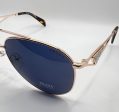 Prada PR 73ZS SVF-09T 58#14 140 Sunglasses - Rose Gold Frame, Blue Lens Cheap