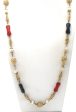 1928 Co Red & Black Gold Tone Necklace Online