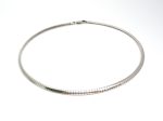 Sterling Silver Flexible Omega Necklace 16  Italian Supply