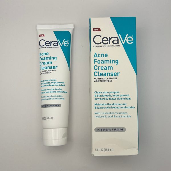 CeraVe Acne Foaming Cream Cleanser 150ml - Clears Acne and Cleanses Skin Sale