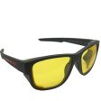 Prada SPS 07W DG0-09R 59#17 130 3N Sunglasses - Black Frame, Yellow Lens Online Sale