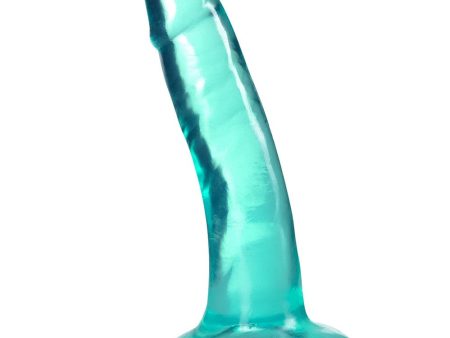 B Yours Plus Hard N  Happy transparentne dildo z przyssawką Teal Hot on Sale