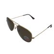 Ray-Ban Aviator Large Metal RB3025 58mm - Gold Frame with Polarized Brown Lenses For Discount