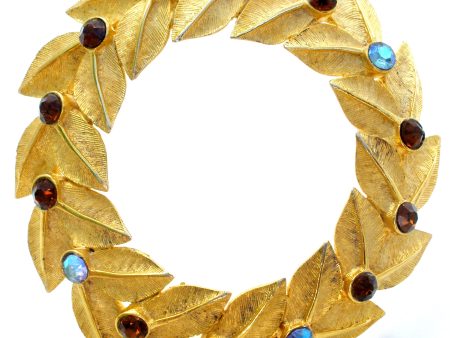 Hattie Carnegie Wreath Brooch Vintage Discount