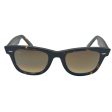 Ray-Ban Wayfarer RB2140 902 51 50mm - Tortoise Frame with Brown Gradient Lenses Online now