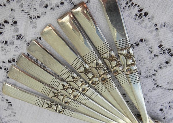 52 Piece Vintage Community Morning Star Silver Plate Flatware Set Online