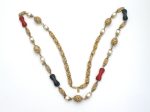 1928 Co Red & Black Gold Tone Necklace Online