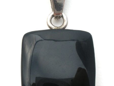 Black Onyx Sterling Silver Pendant by Tigerlily Fashion