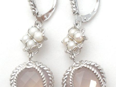 Atelier Dangle Cable Gemstone Earrings For Sale