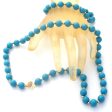 Turquoise & 14K Gold Bead Jewelry Set Online Hot Sale