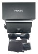 Prada SPR17W 1AB-5S0 51mm Sunglasses - Black Frame with Grey Lenses on Sale