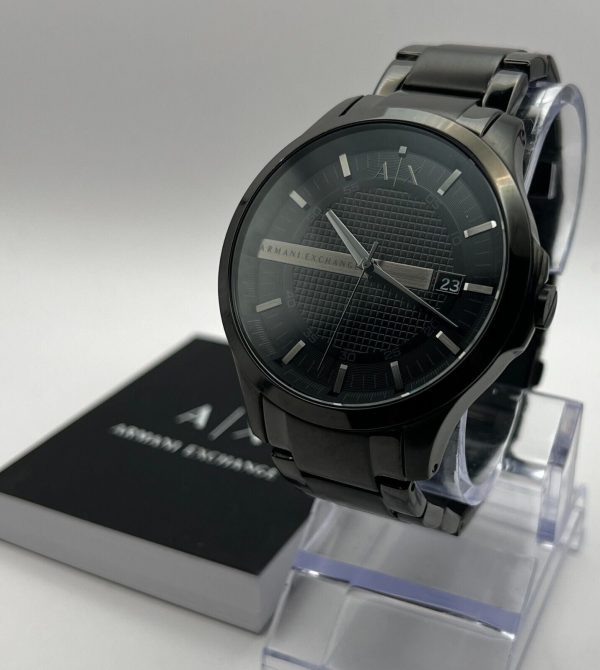 Armani Exchange AX2104 46 mm Black Stainless Steel Case Black Stainless Strap Sale